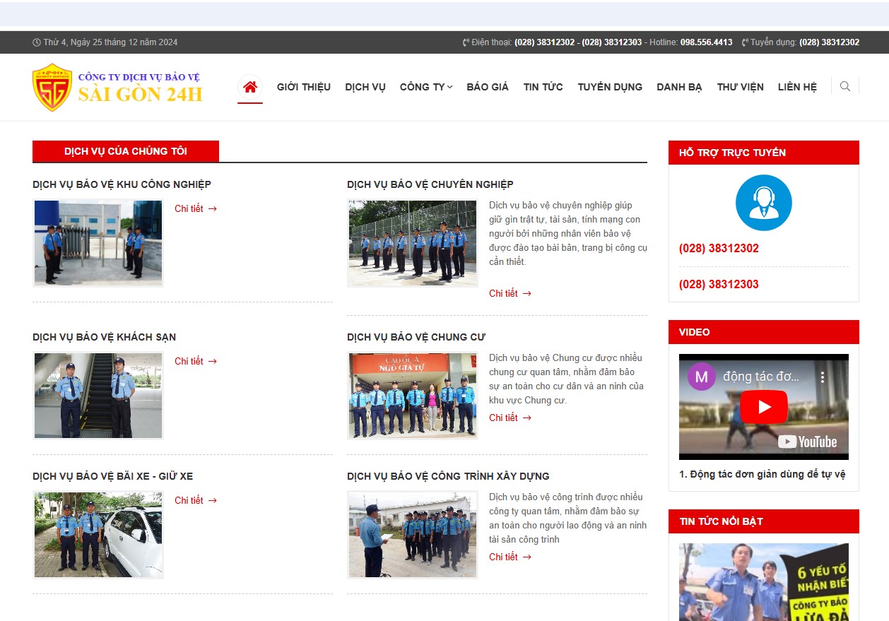 Công Ty Bảo Vệ Sg 24h