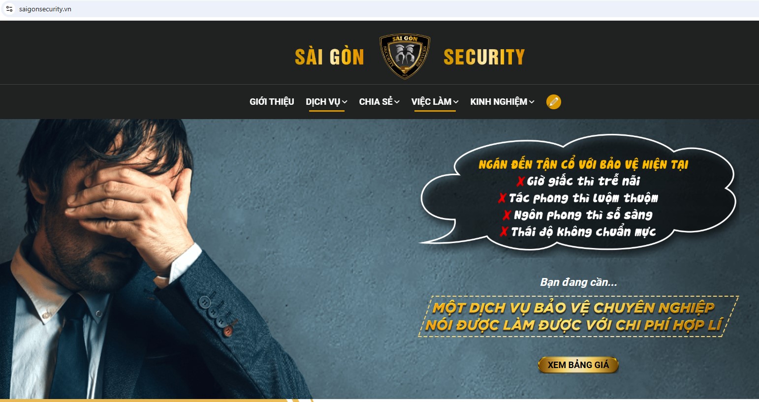 Công Ty Bảo Vệ Sài Gòn Security